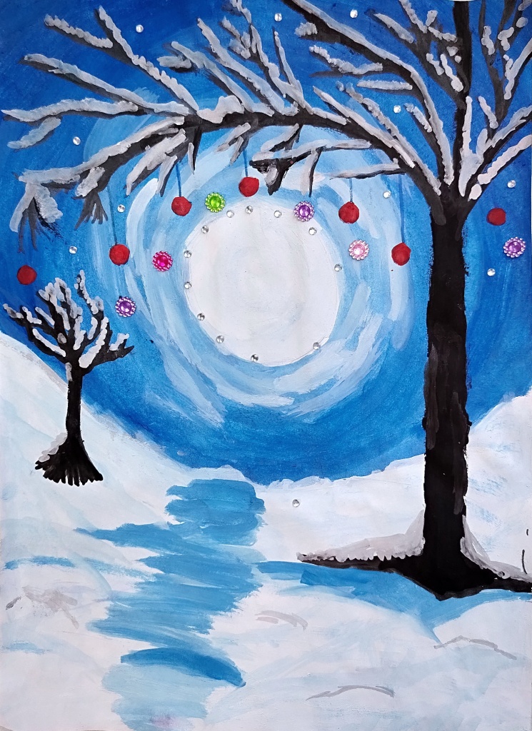 Кивадло Юлия 12 лет - В ожидании снега и Нового Года....jpg