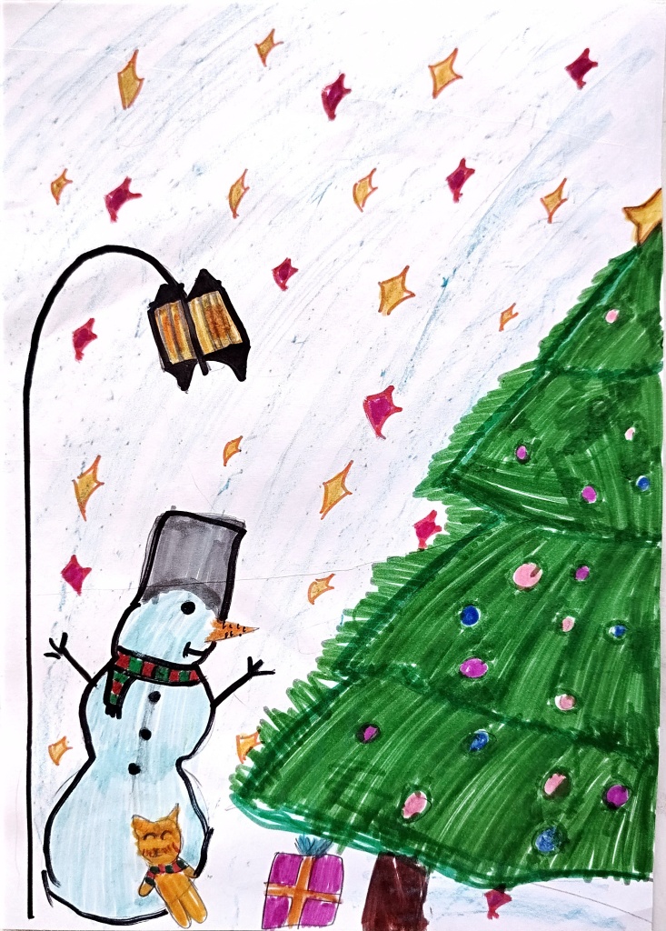 Кудренок Гордей 6 лет - Однажды у ёлки.jpg