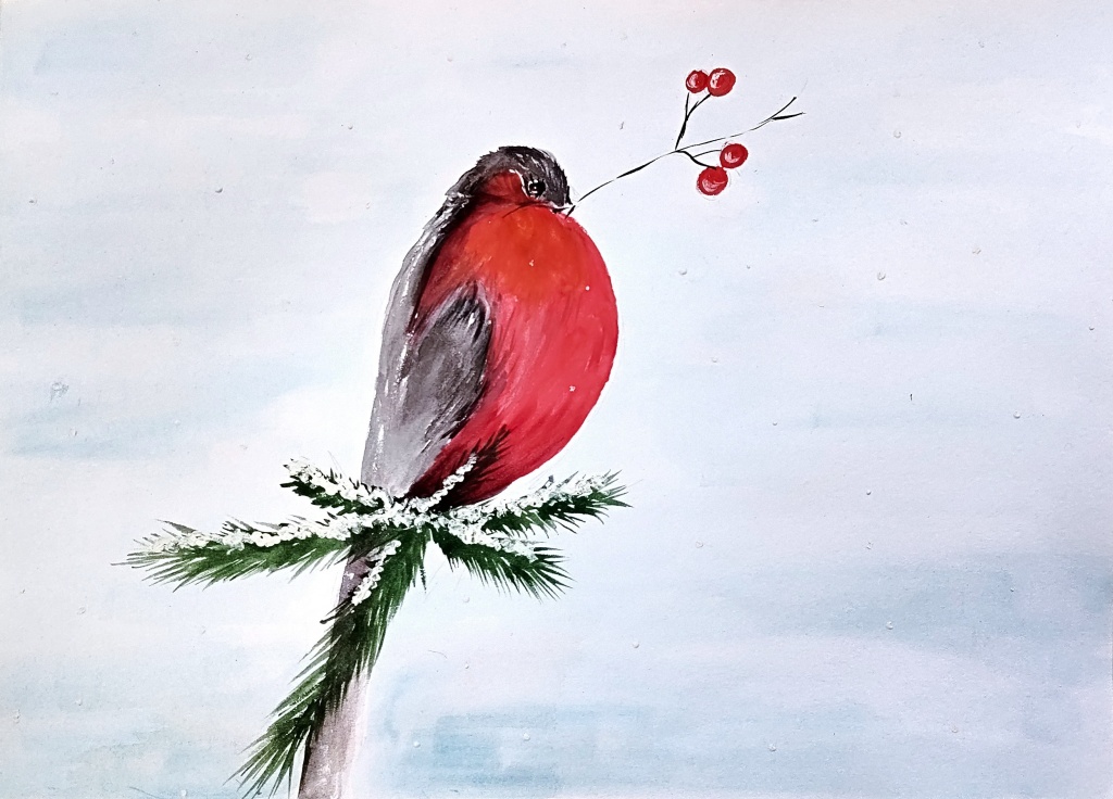 Малиновская Ольга 11 лет - Новогодний гость.jpg