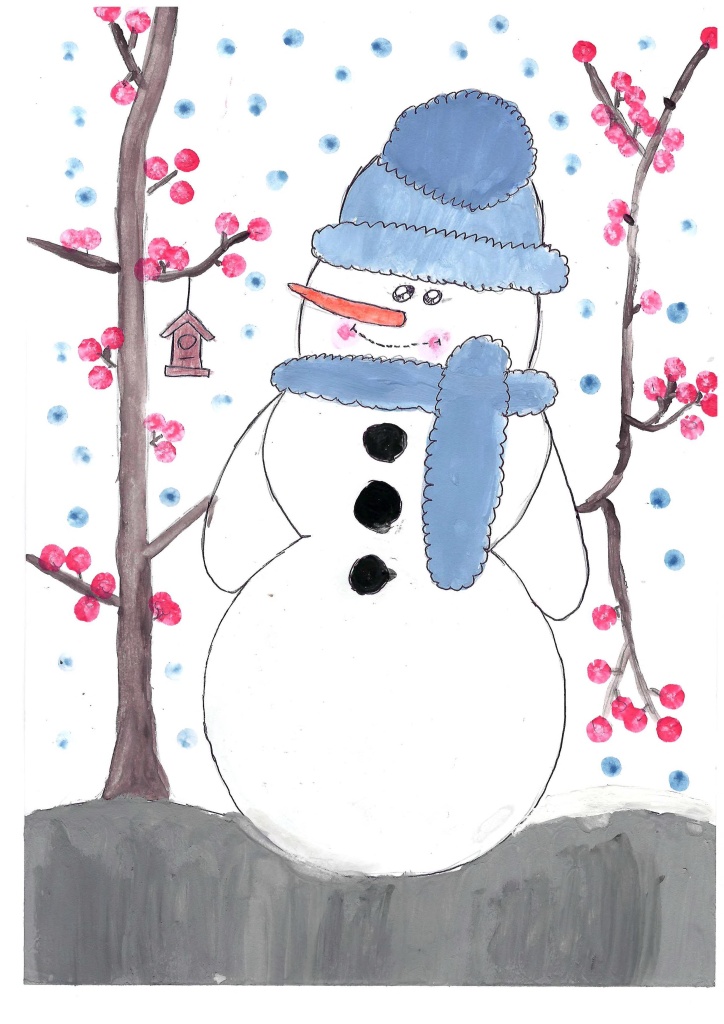 Бубнова София 9 лет - Снеговичок.jpg